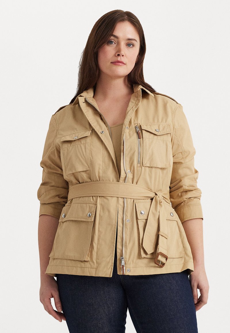 Lauren Ralph Lauren Woman - MEREESH UNLINED FIELD JACKET - Lichte jas - birch tan, Vergroten