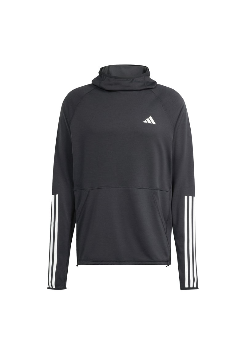 adidas Performance OWN THE RUN 3-STRIPES - Långärmad tröja - black ...
