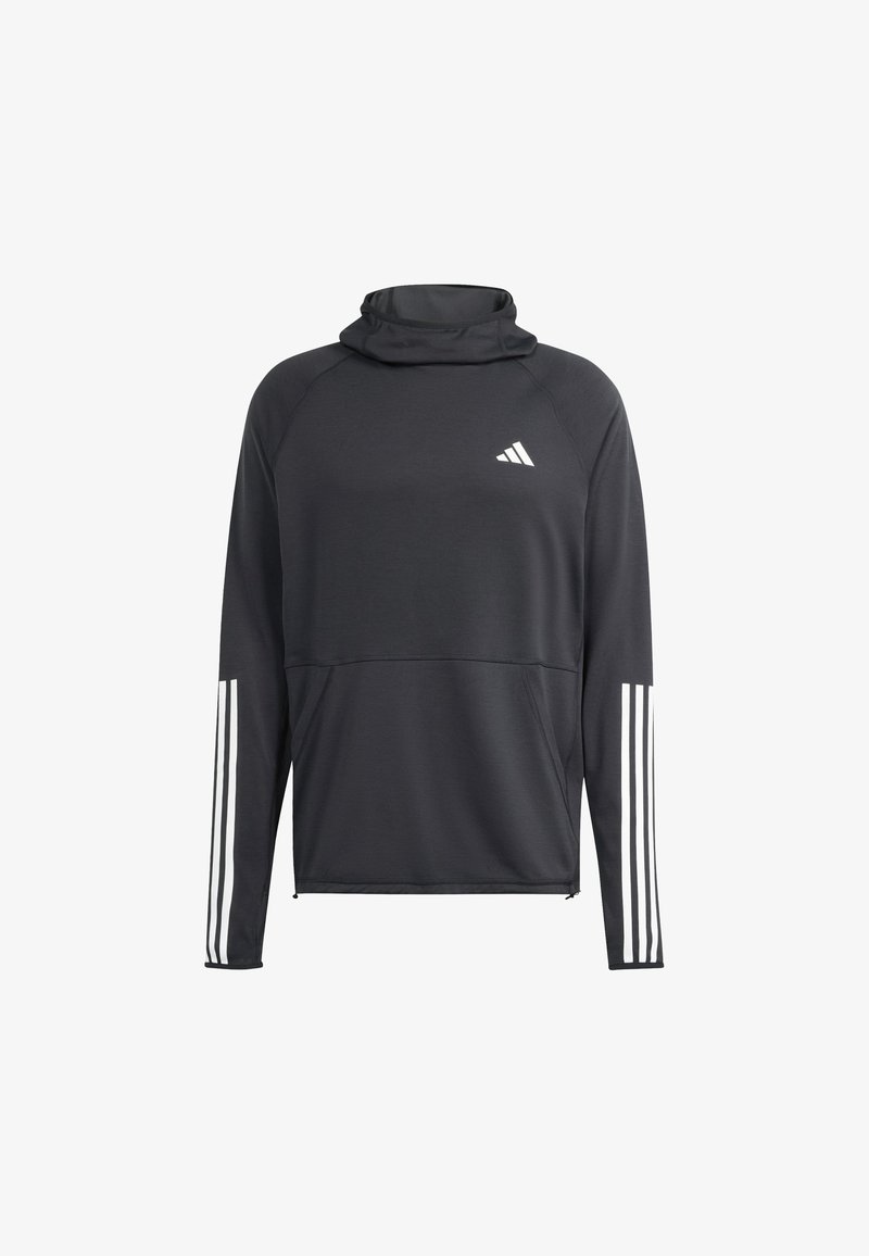 adidas Performance OWN THE RUN 3-STRIPES - Långärmad tröja - black ...