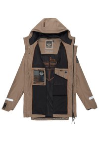 STONE HARBOUR TAMIO - Regnjakke / vandafvisende jakker - dark taupe
