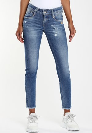 Jeans Skinny Fit - destroyed denim