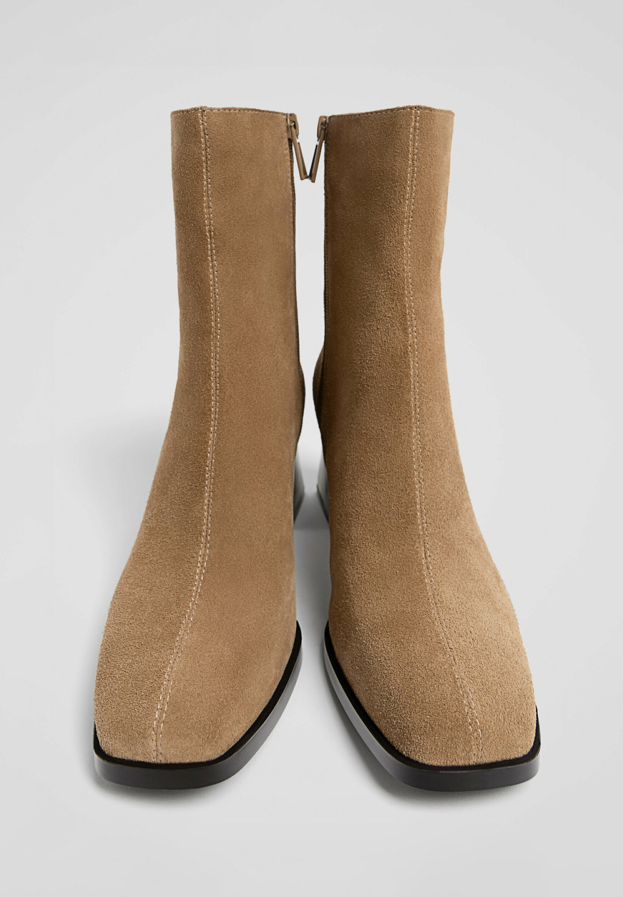 Stradivarius Lage laarzen - beige - Zalando.be