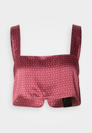 LOUNGE MOI ET TOI BANDEAU - Pidžaama ülemine osa - dark red