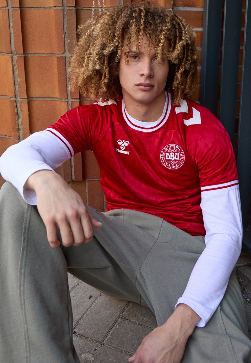 Hummel - DENMARK DBU HOME JERSEY - Nogometni dres - tango red, Povećaj