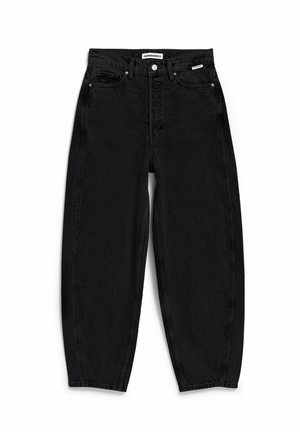 ARMEDANGELS, BAARLY BARREL - Mom jeans - ebony black