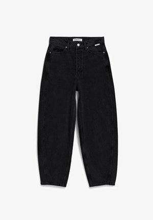 ARMEDANGELS, BAARLY BARREL - Mom jeans - ebony black
