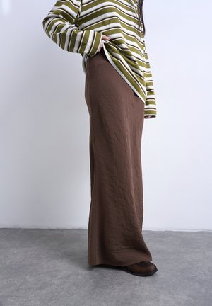 ISA - Jupe longue - chocolate brown