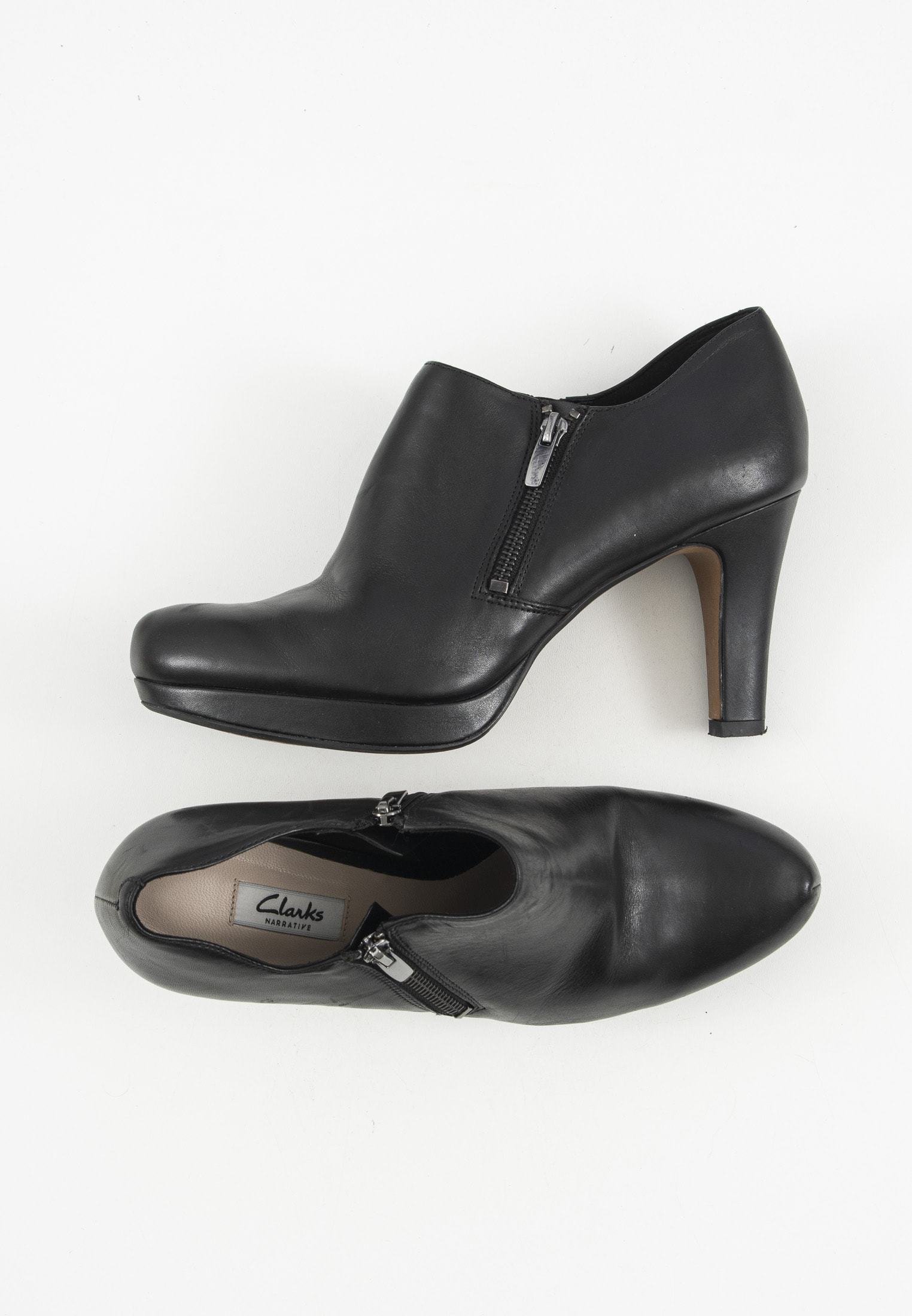 Clarks Enkellaarsjes met hoge hak - schwarz/Zwart - Zalando.nl