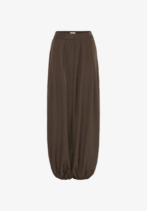 ICHI, IHFAVA HAREM PA - Püksid - slate black melange