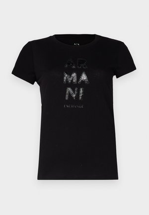 Armani Exchange T-shirt basic - black