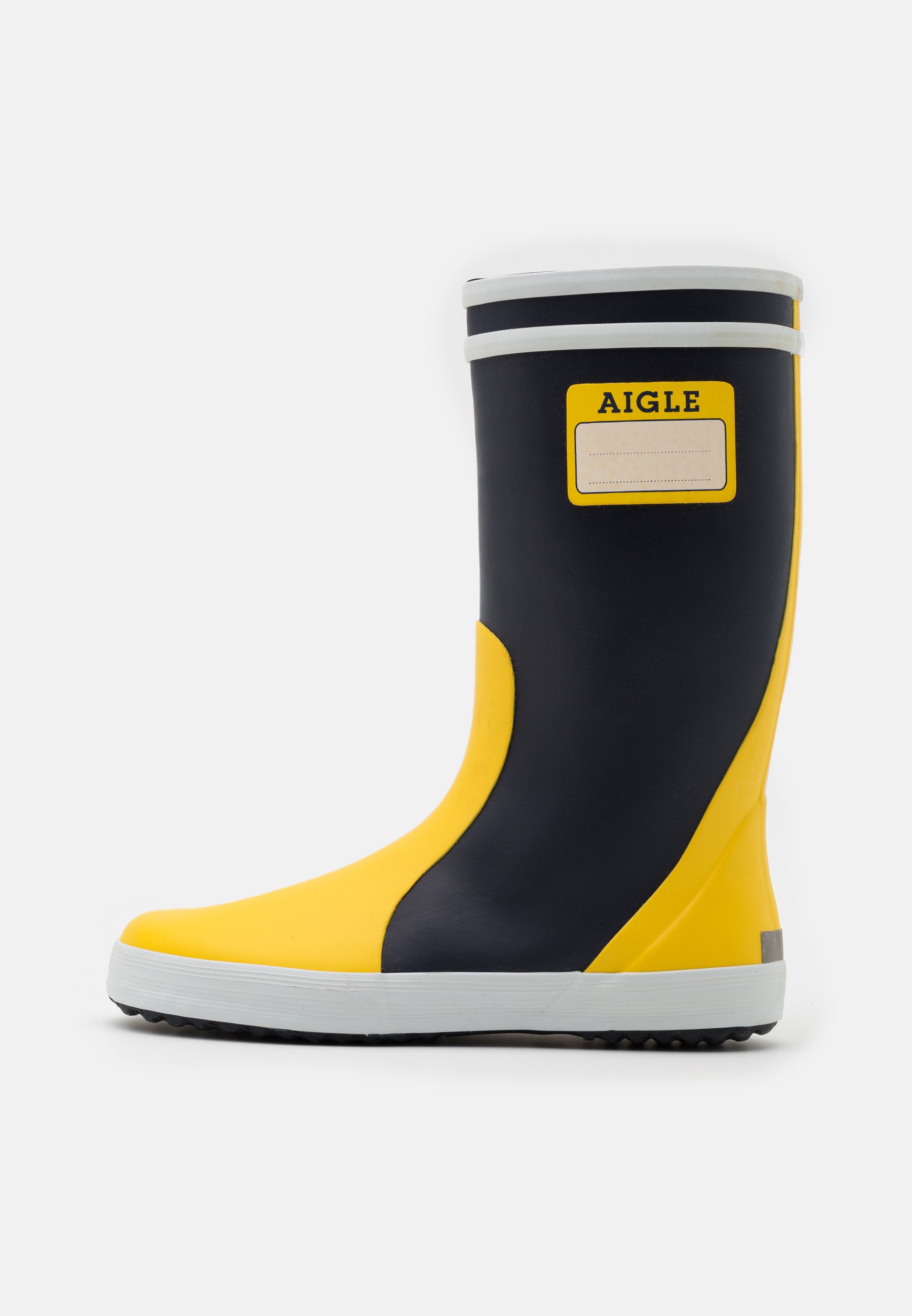Aigle Lolly Pop Label Unisex Botas De Agua Indigo Jaune Blanc Azul Marino Zalando Es