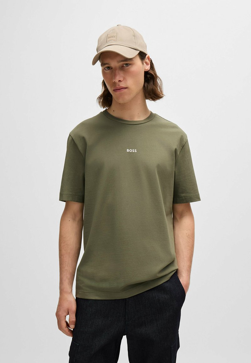 BOSS TCHUP - T-Shirt basic - open green nine