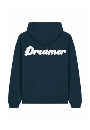 DREAMER BACK EMBROIDERY UNISEX - Hoodie - dark blue