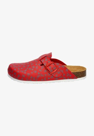 LICO, PRINT - Slippers - rot grau