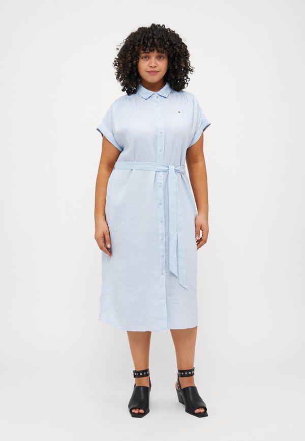 BELTED MIDI DRESS - Shirt dress