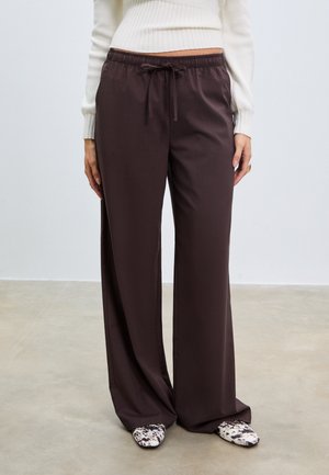 FLOWING - Pantalon de survêtement - brown