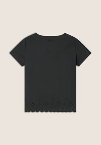 Freddy REGULAR CON RICAMI SANGALLO - Camiseta estampada - black direct dyed