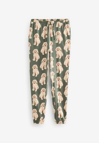 Next TALL - REGULAR FIT SET - Komplet pidžame - sage green charlie the cockapoo