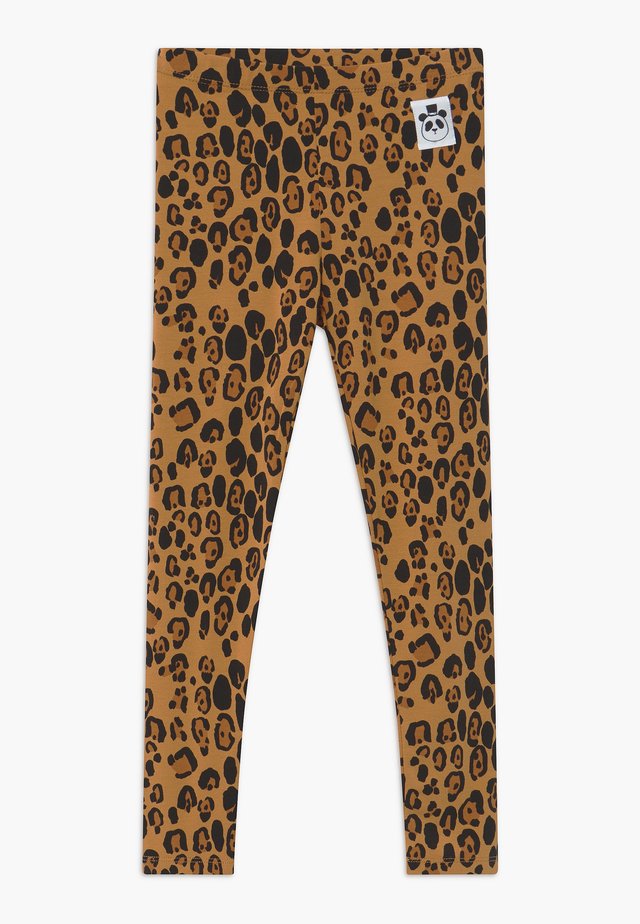 BASIC LEOPARD - Legging - beige