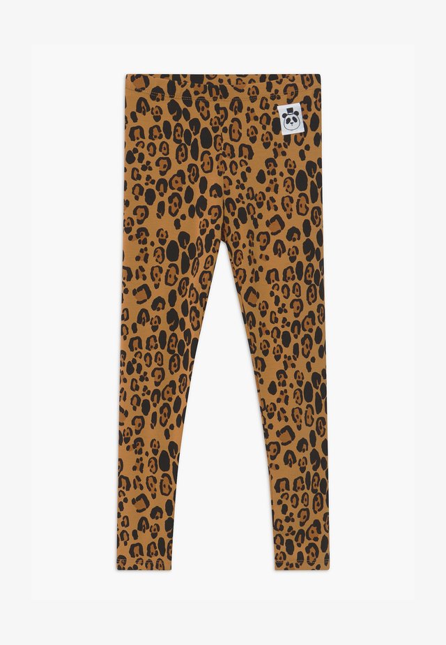 BASIC LEOPARD - Legging - beige