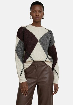 zero, Striktrøje - patch cream brown