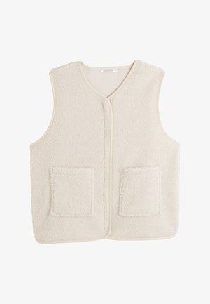 Monoprix SANS MANCHE - Veste sans manches - ecru