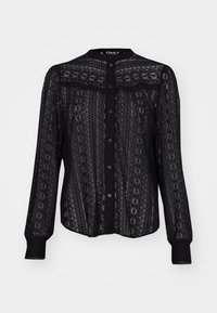 ONLREBA - Button-down blouse - black