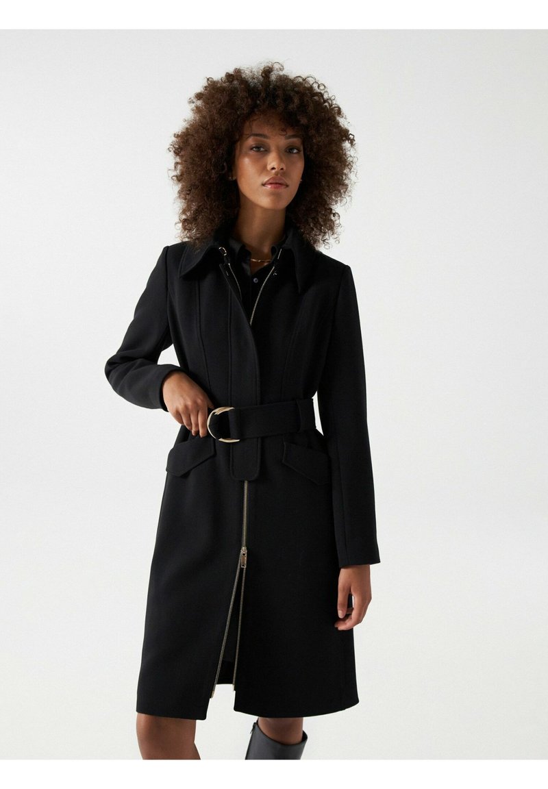 Salsa Jeans SALSA JEANS SCHUTZHÜTTEN SLIM Cappotto classico black