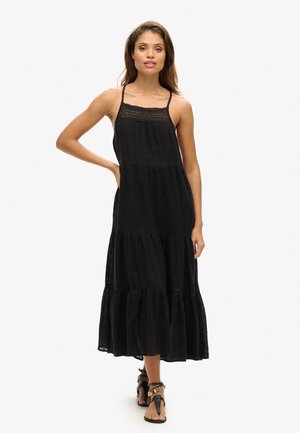 Superdry & Co VINTAGE CAMI - Maxikleid - black