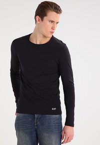 Blend - BHBHNICOLAI TEE L.S. - Langarmshirt - black Thumbnail-Bild 1