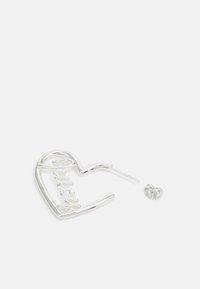Juicy Couture HEART LARGE HOOP  - Náušnice - silver-coloured