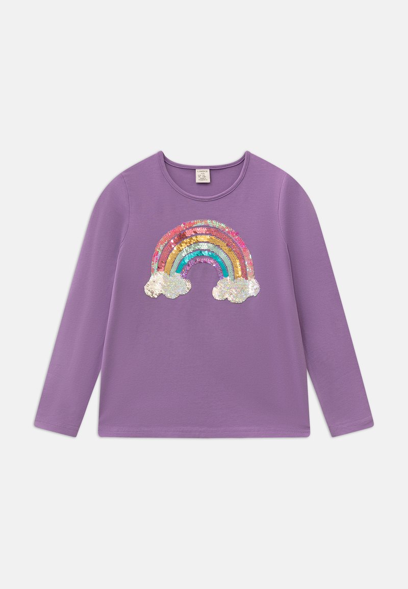 Lindex FLIP SEQUINS - Långärmad tröja - light dusty lilac