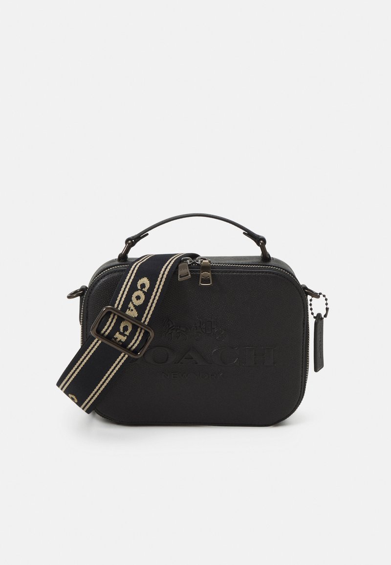 Coach TOP HANDLE CROSSBODY IN CROSSGRAIN Olkalaukku black/musta