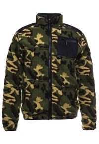INDICODE JEANS Felpa con zip - dark green