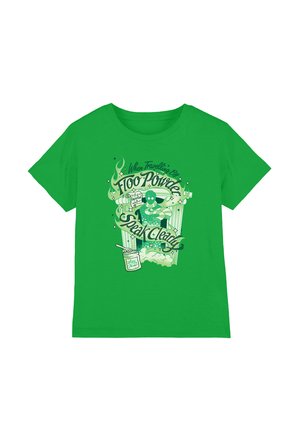 Cotton Soul, HARRY POTTER FLOO POWDER SPEAK CLEARLY UNISEX - Print T-shirt - dark green