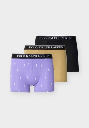 TRUNK 3 PACK - Boxer alsónadrág - purple/tan/black