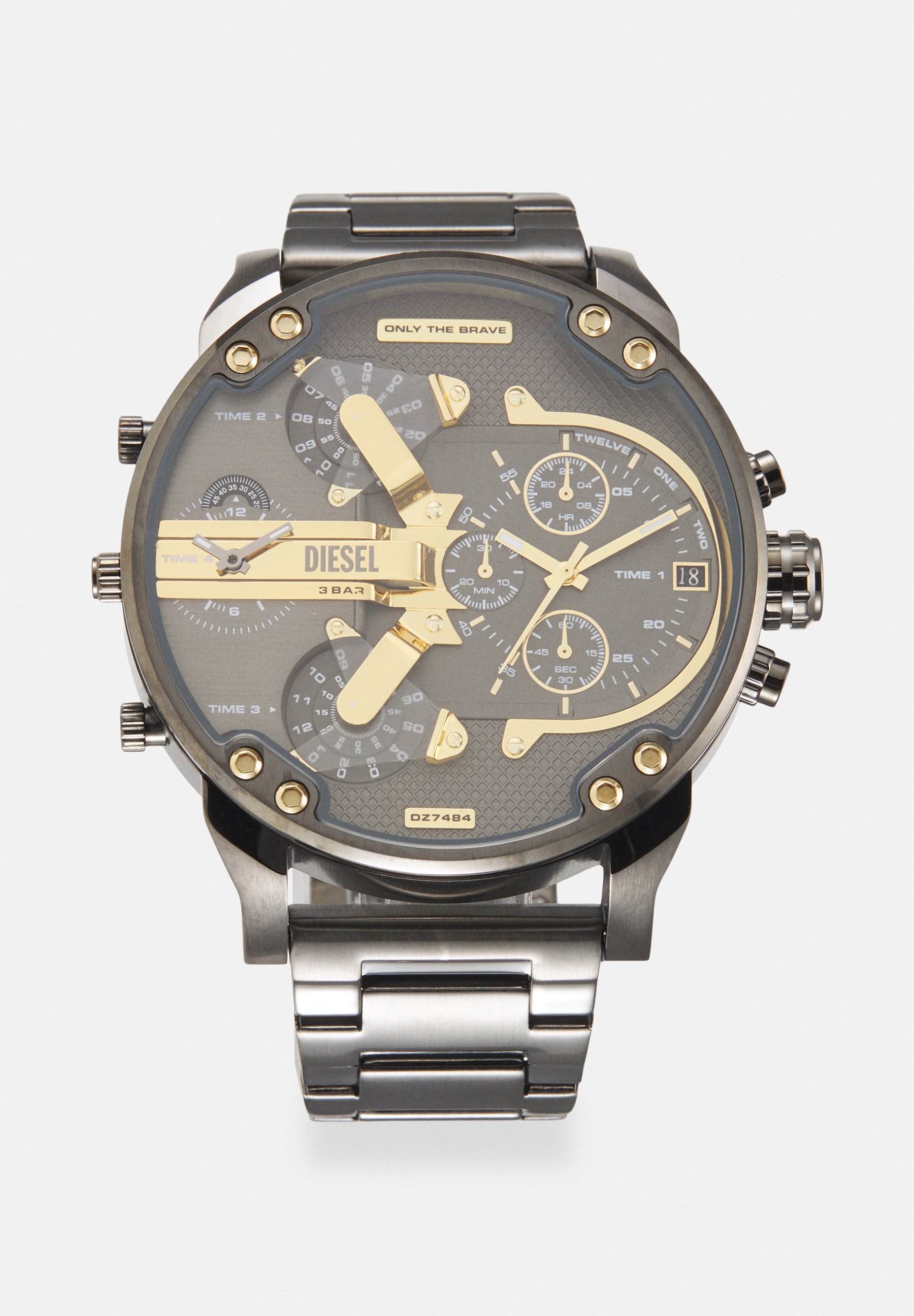 Diesel MR. DADDY - Chronograph watch - gunmetal - Zalando