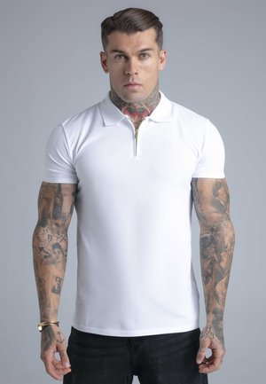 SIKSILK, ZIP  - Poloshirt - white
