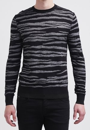 Strickpullover - black