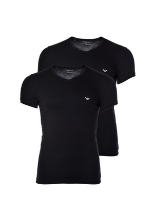 Emporio Armani V NECK 2 PACK - Spodnja majica - schwarz