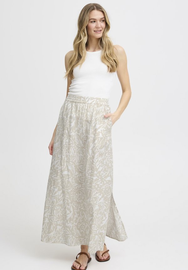 FRMADDIE - A-line skirt - arctic wolf mix 02f2