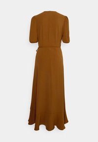 ONLY Tall ONLMETTE WRAP MIDI DRESS - Dnevna obleka - toffee