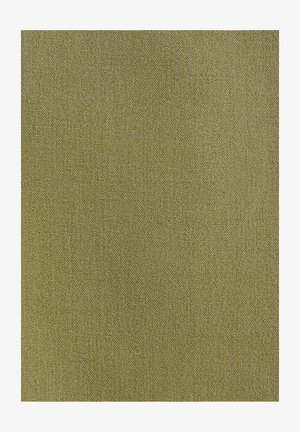 Strukturiert, dicht gewebter Stoff in Olivgrün. Die Oberfläche zeigt ein dezentes, einheitliches Muster mit einer sanften Haptik, geeignet für verschiedene Anwendungen.