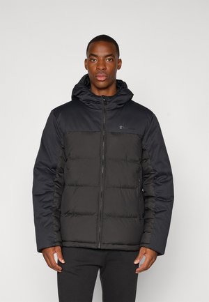 PADDED HOODED JACKET - Blouson - black