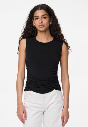 Pieces PCMADISON RUCHING NOOS - Top - black