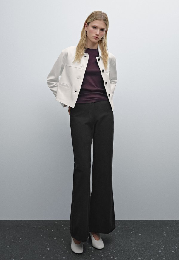 WIDE-WITH STRIPED DETAIL  - Trousers4