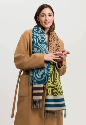 FRAAS PAISLEY LEO CASHMINK - MADE IN GERMANY - Écharpe - petrol