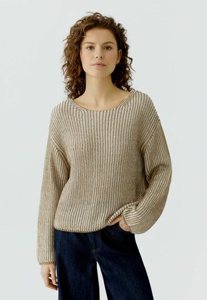 Trui - light camel white