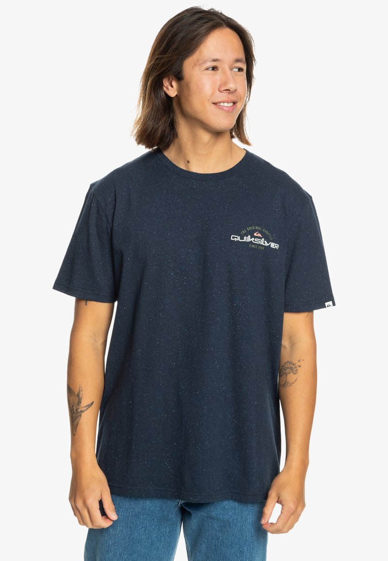 Quiksilver ARCHED TYPE - Triko s potiskem - dark grey