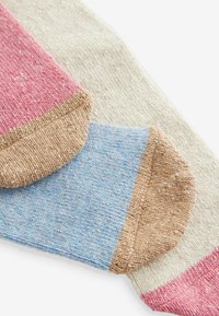 Next 3 PACK STANDARD - Calcetines - blue pink ecru